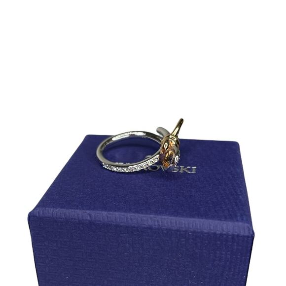 Swarovski Lifelong Bow ring Bow, White, Mixed metal finish Size Eur 55 / 7 USA - Picture 5 of 7